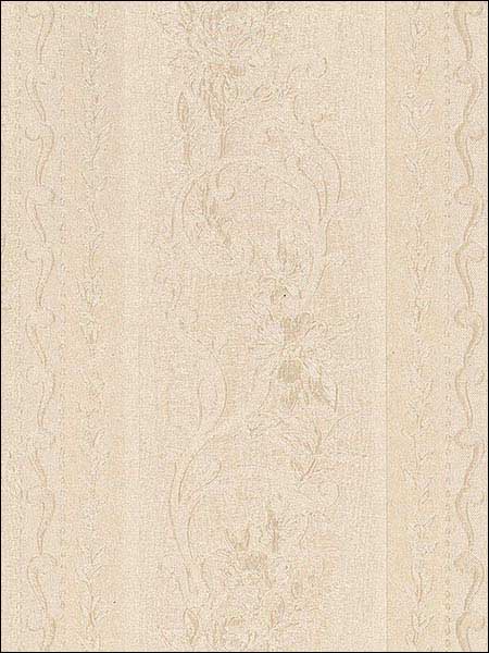 In Register Stripe Emboss wallpaper in cream color - pattern number SK34717 - by Patton Norwall in the Simply Silks 4 collection