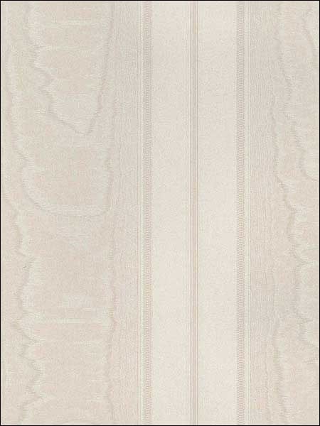 Wide Moire Stripe fabric in beige color - pattern number SK34760 - by Patton Norwall in the Simply Silks 4 collection