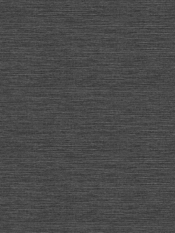 Textile Effect fabric in black color - pattern number WF20010 - by Casa Mia in the Amber collection
