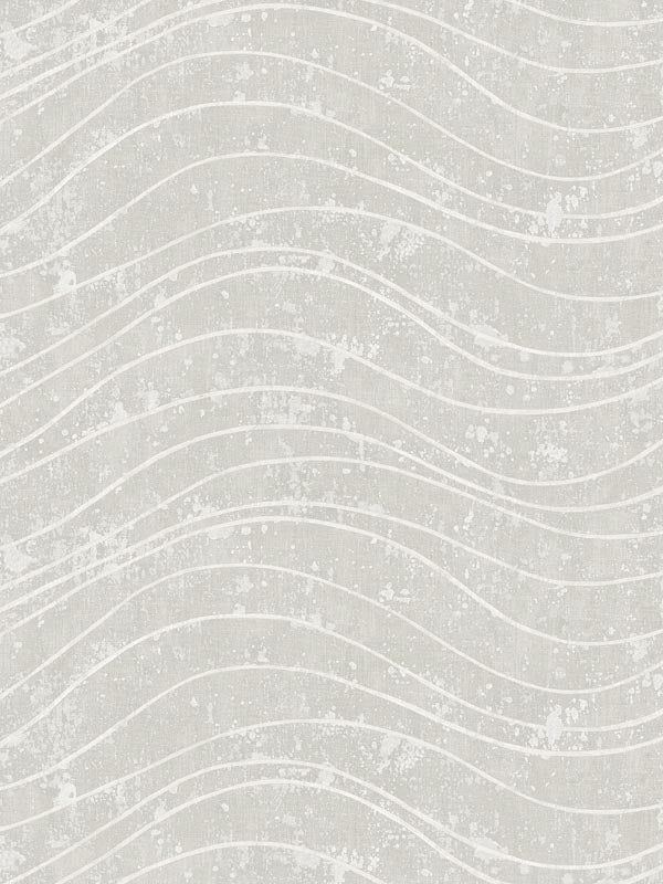 Waves Effect fabric in soft grey color - pattern number WF20800 - by Casa Mia in the Amber collection