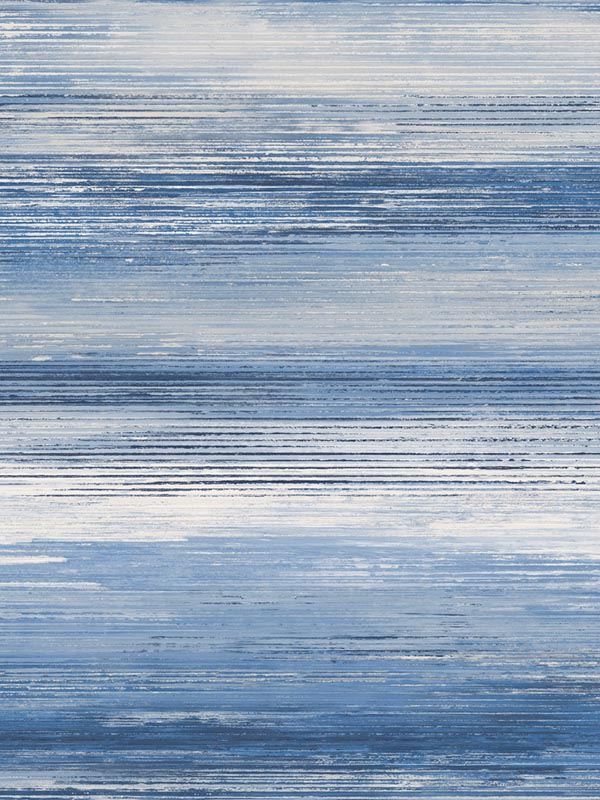 Sunset Stripes fabric in moody blue and frost color - pattern number LW50402 - by Seabrook in the Living With Art II collection