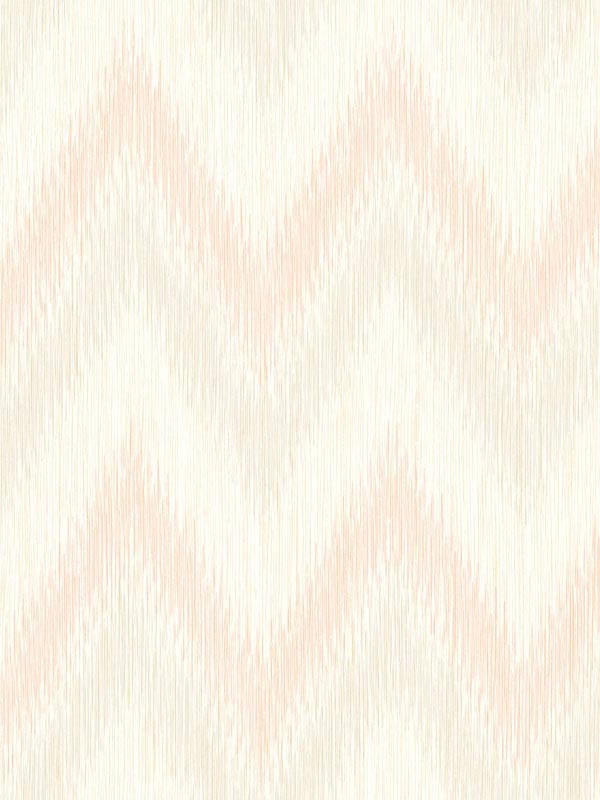 Regent Flamestitch Stringcloth fabric in soft melon and arrowroot color - pattern number LN11201 - by Seabrook in the Lillian August Luxe Retreat collection