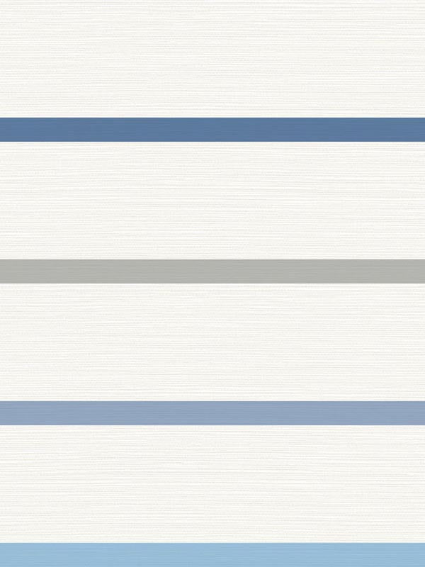 Crew Stripe wallpaper in air force blue gray and eggshell color - pattern number LN11402 - by Seabrook in the Lillian August Luxe Retreat collection