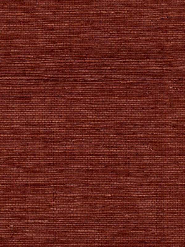 Sisal Grasscloth fabric in cabernet color - pattern number LN11801 - by Seabrook in the Lillian August Luxe Retreat collection