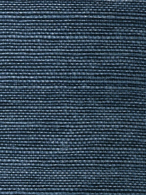 Sisal Grasscloth fabric in deep sea color - pattern number LN11832 - by Seabrook in the Lillian August Luxe Retreat collection