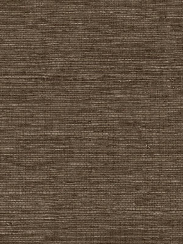 Sisal Grasscloth fabric in ash brown color - pattern number LN11836 - by Seabrook in the Lillian August Luxe Retreat collection