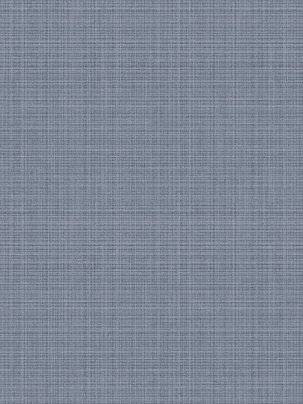 Crosshatch Linen fabric in metallic slate blue color - pattern number 2231902 - by Seabrook in the Essential Textures by Etten Gallerie collection