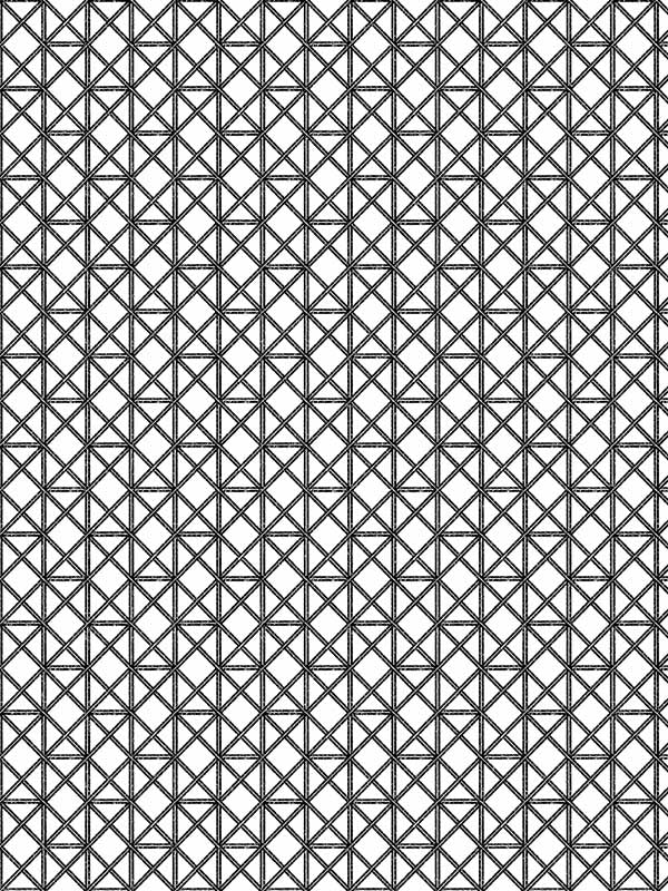 Lisbeth Geometric Lattice fabric in black color - pattern number 2969-26004 - by A Street Prints in the Pacifica collection
