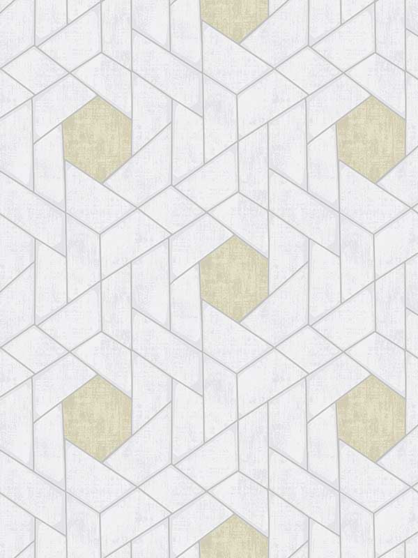 Granada Geometric fabric in silver color - pattern number 2964-25901 - by A Street Prints in the Scott Living collection