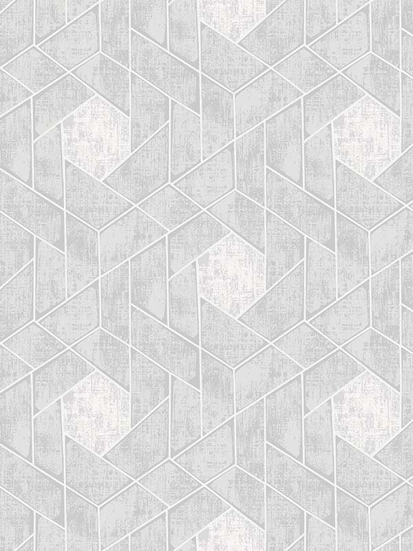 Granada Geometric fabric in light grey color - pattern number 2964-25902 - by A Street Prints in the Scott Living collection