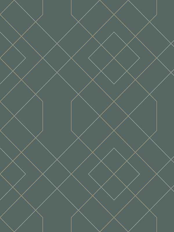 Ballard Geometric fabric in teal color - pattern number 2964-25911 - by A Street Prints in the Scott Living collection