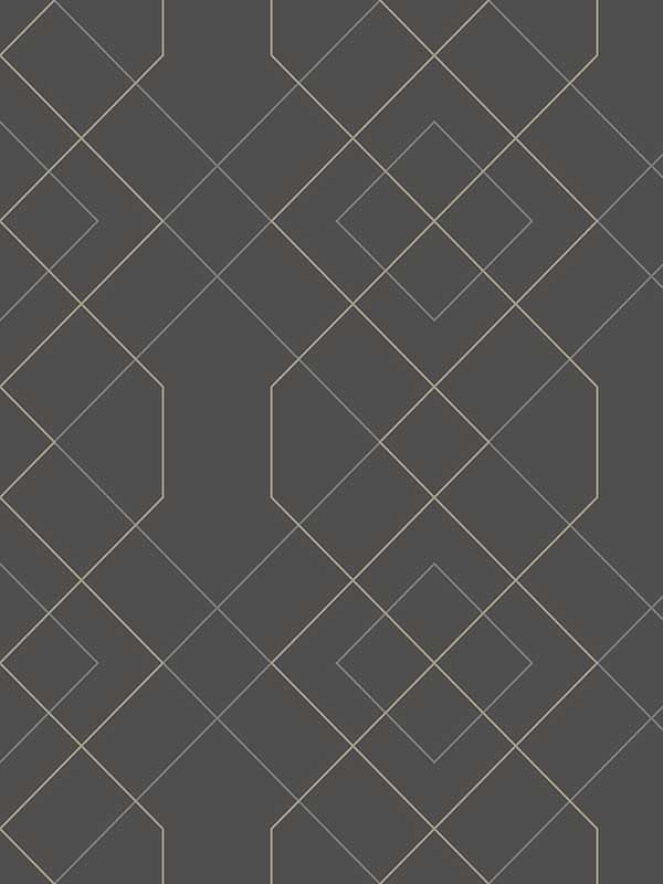 Ballard Geometric fabric in grey color - pattern number 2964-25912 - by A Street Prints in the Scott Living collection