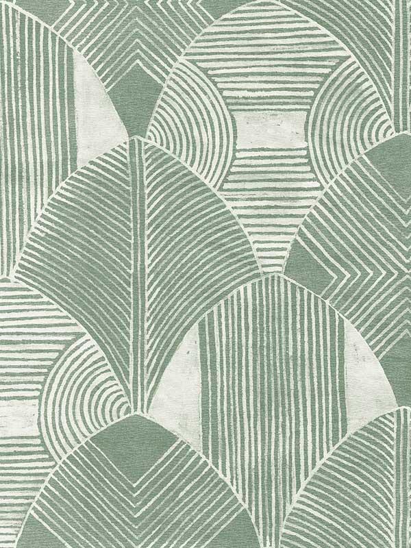 Westport Geometric fabric in green color - pattern number 2964-25932 - by A Street Prints in the Scott Living collection