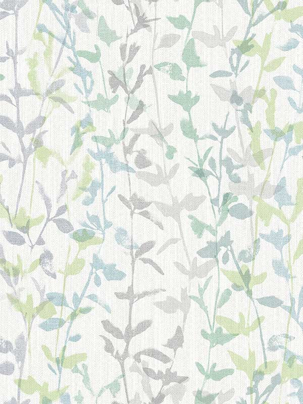 Thea Floral Trail fabric in green color - pattern number 2964-25937 - by A Street Prints in the Scott Living collection
