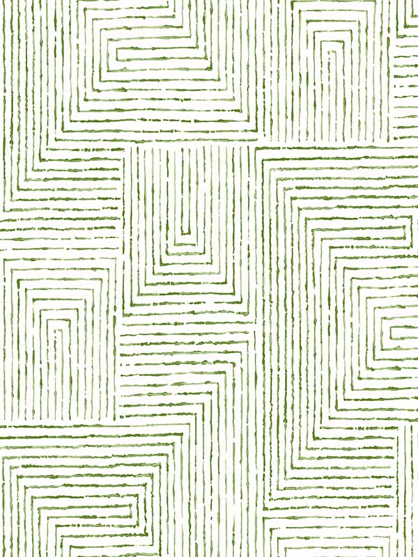 Merritt Geometric fabric in green color - pattern number 2964-25954 - by A Street Prints in the Scott Living collection