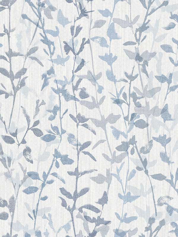 Thea Floral Trail fabric in blue color - pattern number 2964-25966 - by A Street Prints in the Scott Living collection