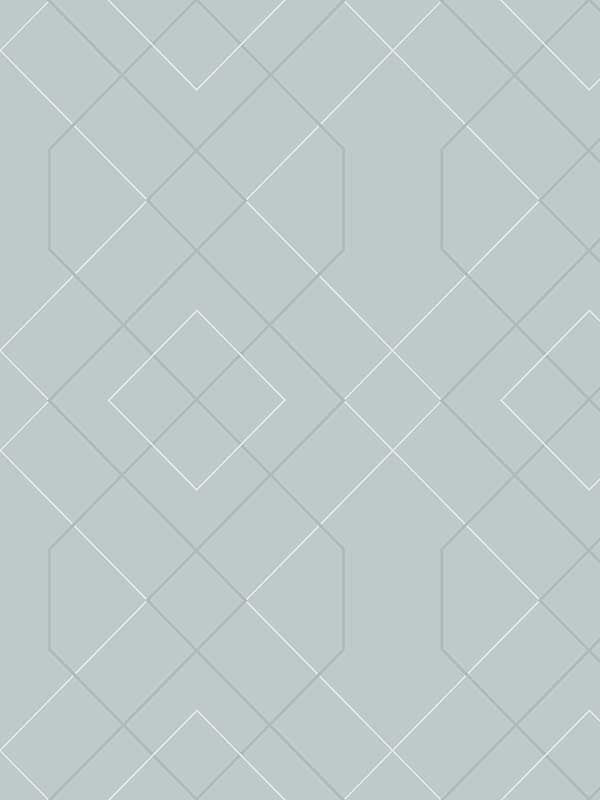Ballard Geometric fabric in light blue color - pattern number 2964-87345 - by A Street Prints in the Scott Living collection
