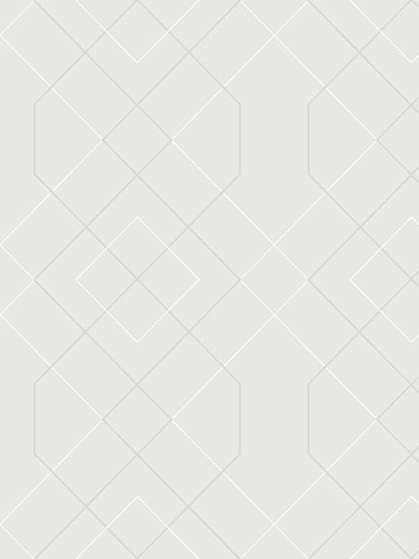 Ballard Geometric fabric in silver color - pattern number 2964-87346 - by A Street Prints in the Scott Living collection