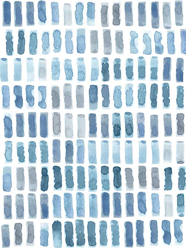 Brynne Watercolor fabric in indigo color - pattern number 2975-26224 - by A Street Prints in the Scott Living Second Edition collection