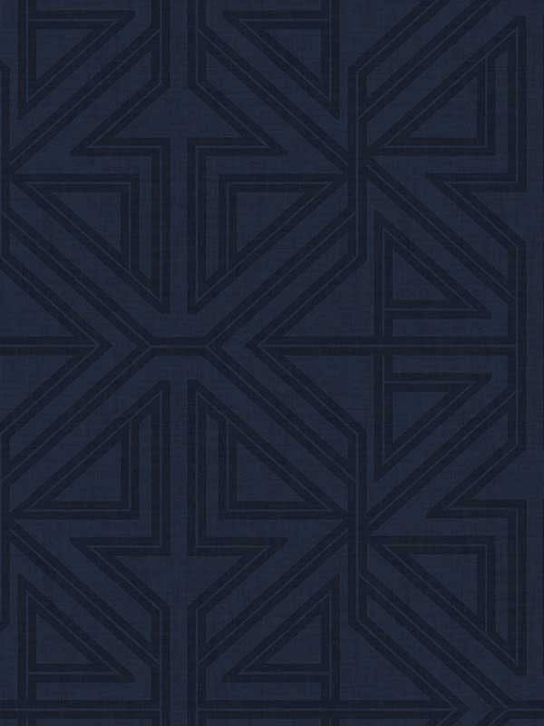 Kachel Geometric fabric in indigo color - pattern number 2975-26226 - by A Street Prints in the Scott Living Second Edition collection