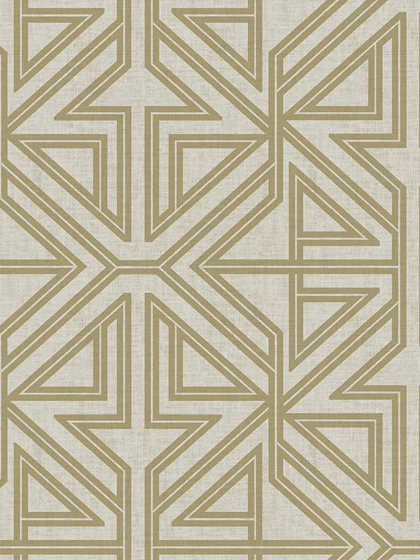 Kachel Geometric fabric in gold color - pattern number 2975-26229 - by A Street Prints in the Scott Living Second Edition collection