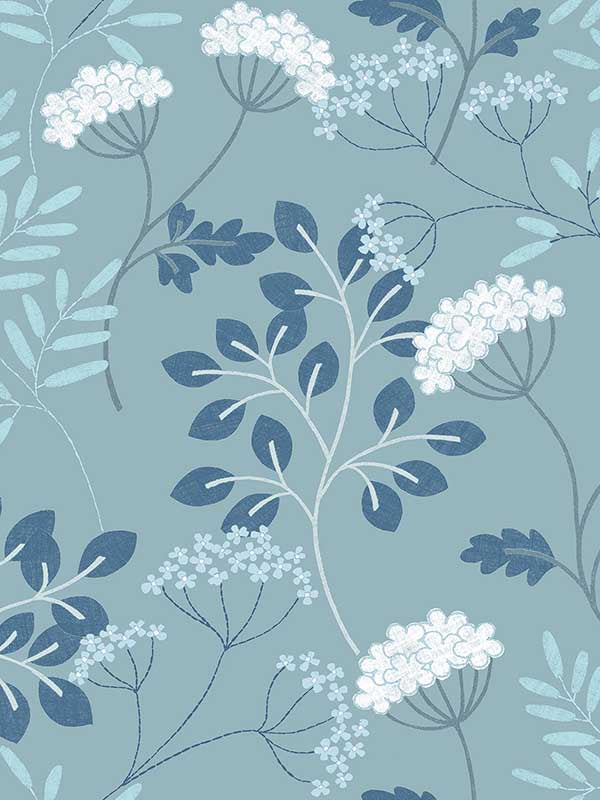Sorrel Botanicals fabric in slate color - pattern number 2975-87543 - by A Street Prints in the Scott Living Second Edition collection