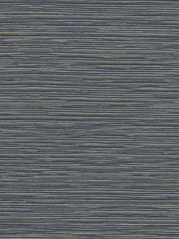 Ramie Weave Grasscloth fabric in dark blue metallic color - pattern number CD1040N - by York in the Grasscloth Resource Library collection