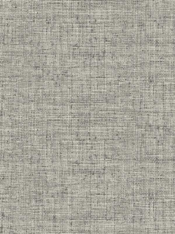 Papyrus Weave fabric in black color - pattern number CY1559 - by York in the Grasscloth Resource Library collection