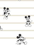Disney Mickey Mouse Stripe fabric in black and white color - pattern number DI0932 - by York in the Disney Kids Vol 4 collection