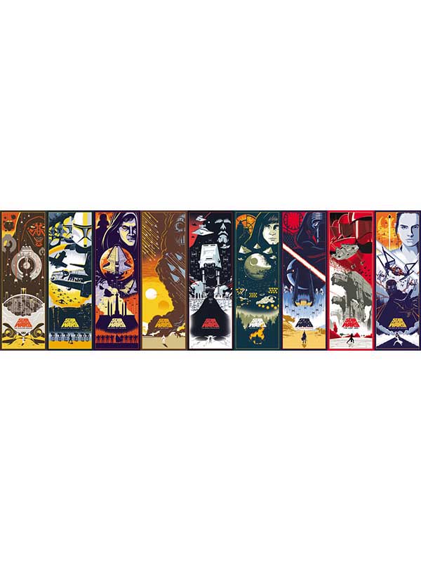 Star Wars Celebrating the Saga fabric in black and green color - pattern number DI1001BD - by York in the Disney Kids Vol 4 collection