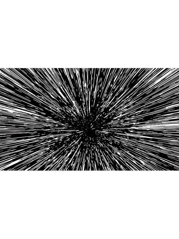 Hyper Space Peel and Stick 7 Panel fabric in black color - pattern number RMK11412M - by York in the Disney Kids Vol 4 collection