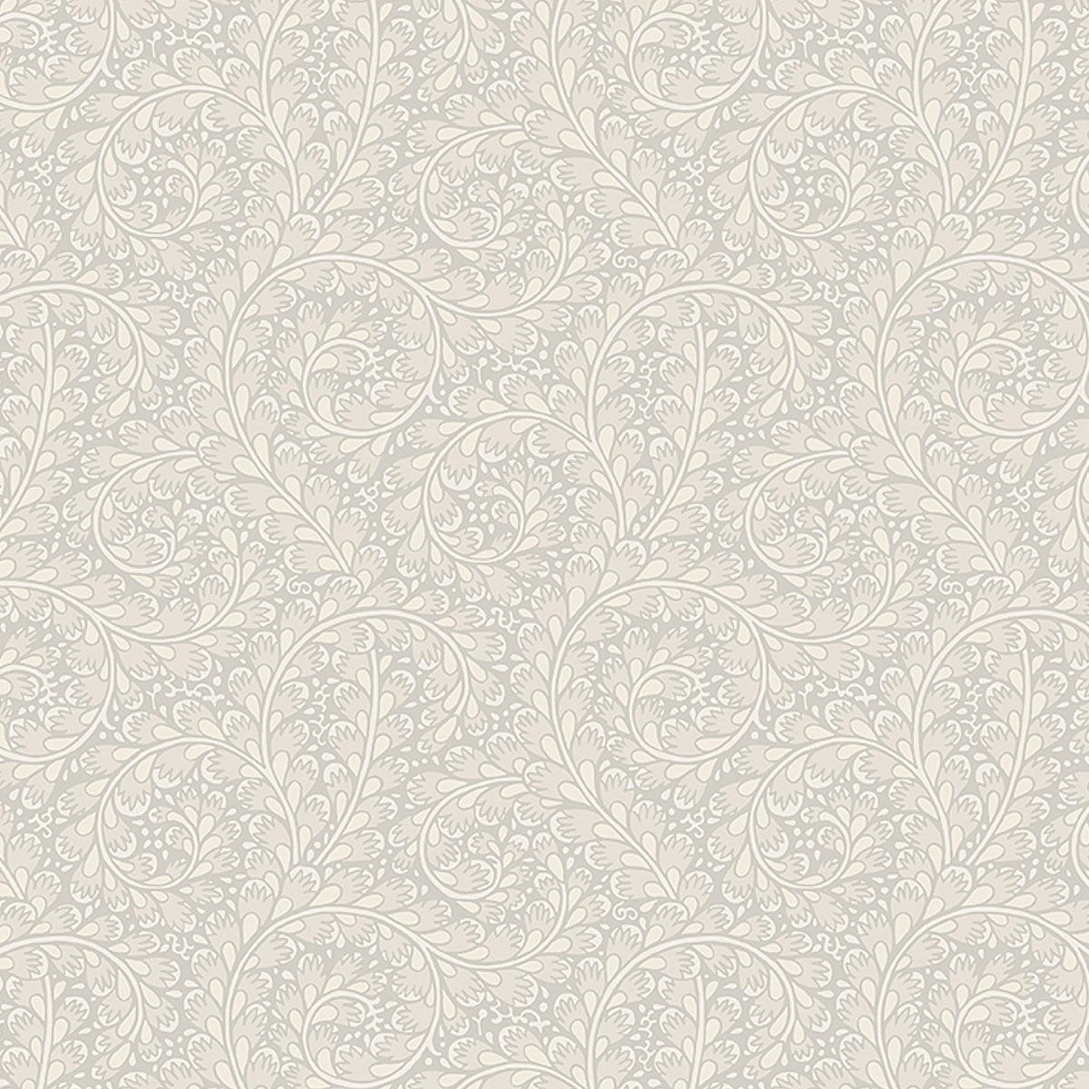 Wild Ferns wallpaper in stone color - pattern number 2255 - by Schumacher in the Borastapeter collection