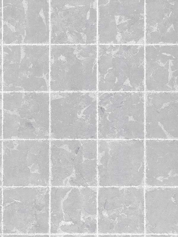 Metal Leaf Squares fabric in silver color - pattern number KT2103 - by Ronald Redding in the 24 Karat collection