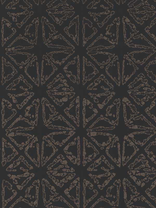 Empire Diamond fabric in black and gold color - pattern number KT2110 - by Ronald Redding in the 24 Karat collection