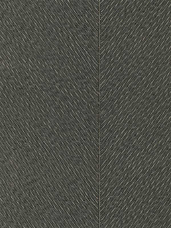 Palm Chevron fabric in green gold color - pattern number TC2693 - by York in the Tropics Resource Library collection