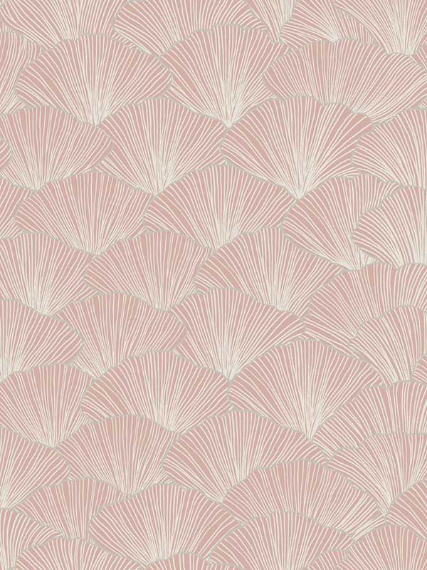Luminous Gingko fabric in coral color - pattern number CI2334 - by Candice Olson in the Modern Artisan Second Edition collection