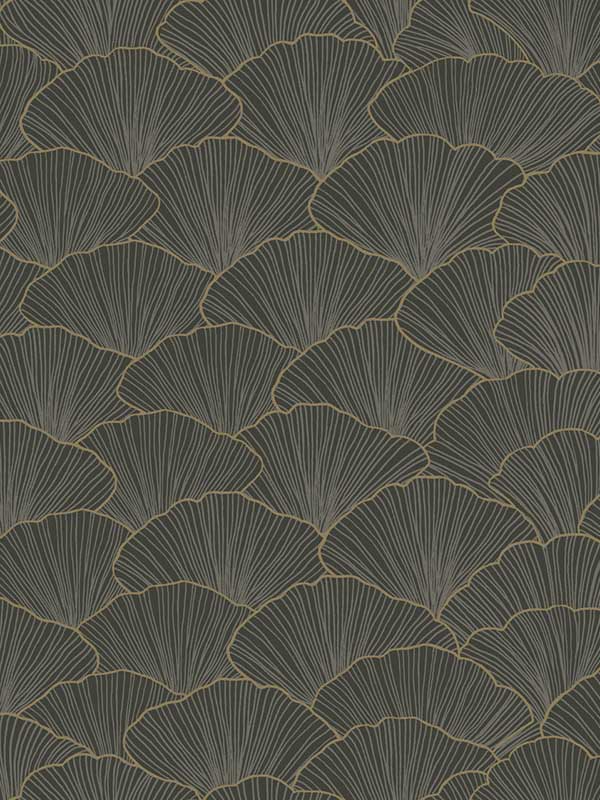 Luminous Gingko fabric in grey color - pattern number CI2336 - by Candice Olson in the Modern Artisan Second Edition collection