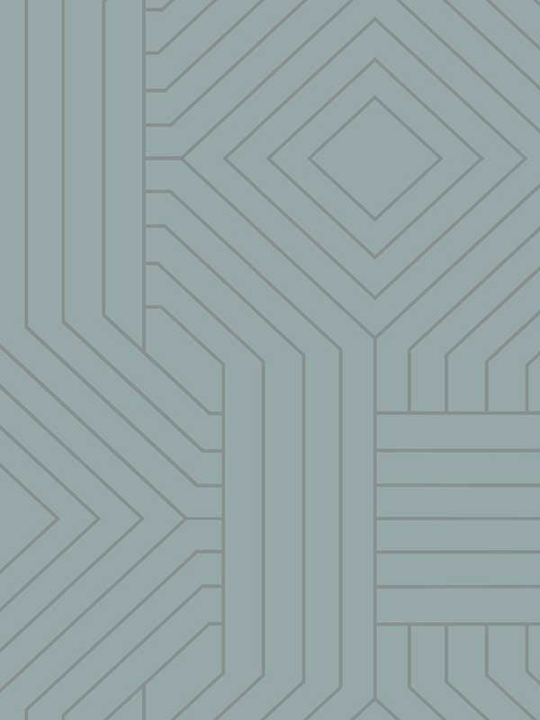 Diverging Diamonds fabric in blue color - pattern number CI2372 - by Candice Olson in the Modern Artisan Second Edition collection