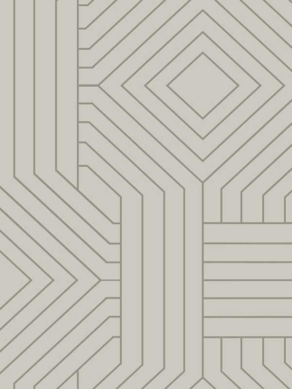 Diverging Diamonds fabric in taupe color - pattern number CI2377 - by Candice Olson in the Modern Artisan Second Edition collection
