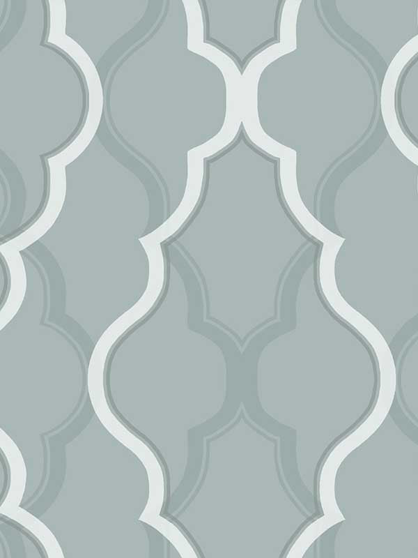 Double Damask fabric in teal color - pattern number CI2394 - by Candice Olson in the Modern Artisan Second Edition collection