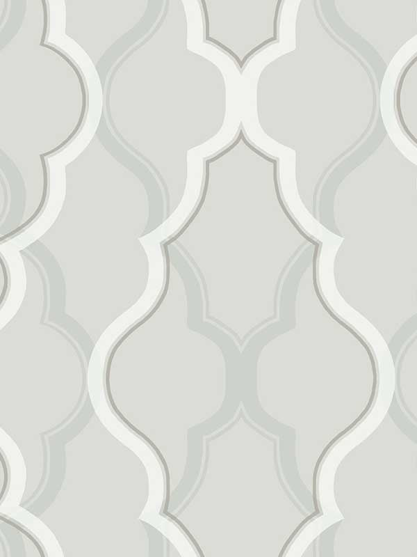 Double Damask fabric in silver color - pattern number CI2397 - by Candice Olson in the Modern Artisan Second Edition collection