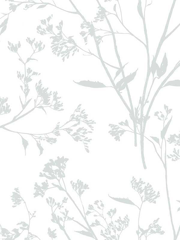 Southport Delicate Branches fabric in light grey color - pattern number 2927-80708 - by A Street Prints in the Newport collection