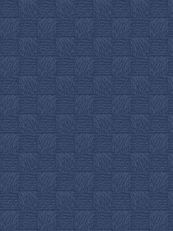 Calabash Rope Basketweave fabric in navy color - pattern number 2927-80802 - by A Street Prints in the Newport collection