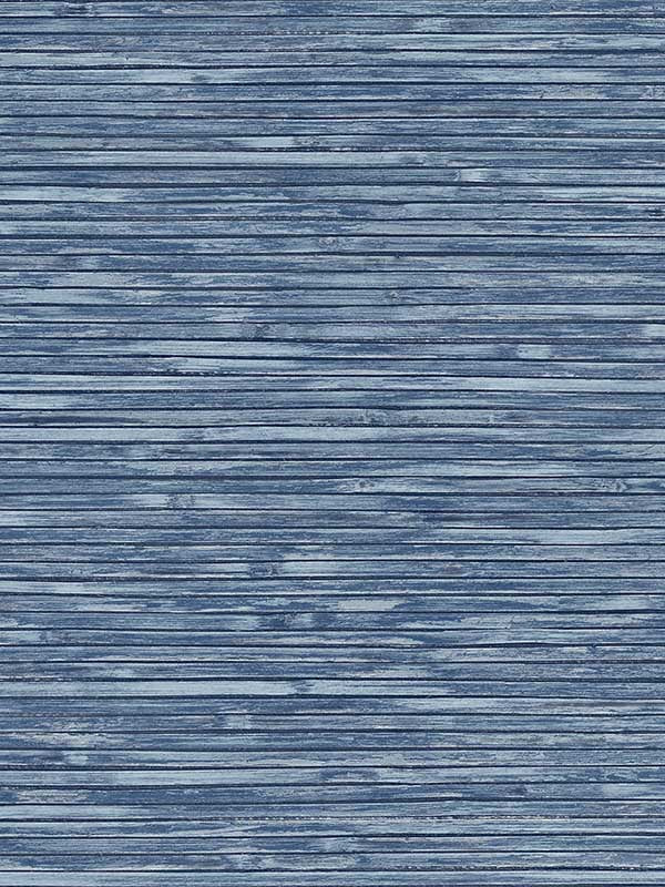 Bellport Wooden Slat fabric in denim color - pattern number 2927-81302 - by A Street Prints in the Newport collection