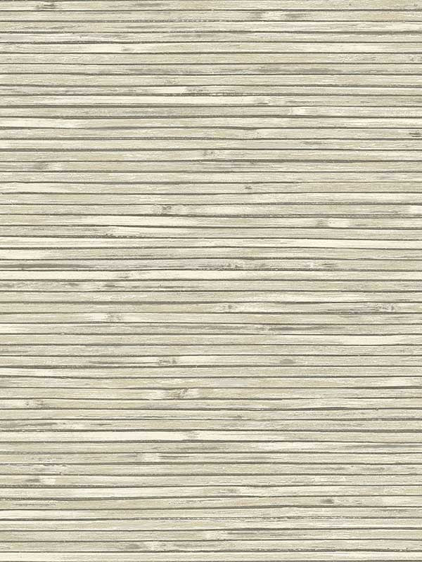 Bellport Wooden Slat fabric in ivory color - pattern number 2927-81305 - by A Street Prints in the Newport collection