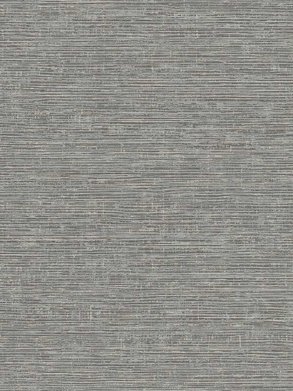 Tiverton Faux Grasscloth fabric in charcoal color - pattern number 2927-81710 - by A Street Prints in the Newport collection