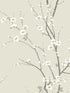 Monterey Floral Branch fabric in ivory color - pattern number 2927-81805 - by A Street Prints in the Newport collection