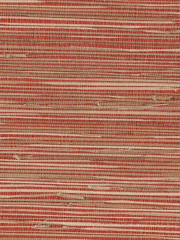 Rio Grasscloth fabric in brick color - pattern number 4018-22 - by Advantage in the Grasscloth Portfolio collection