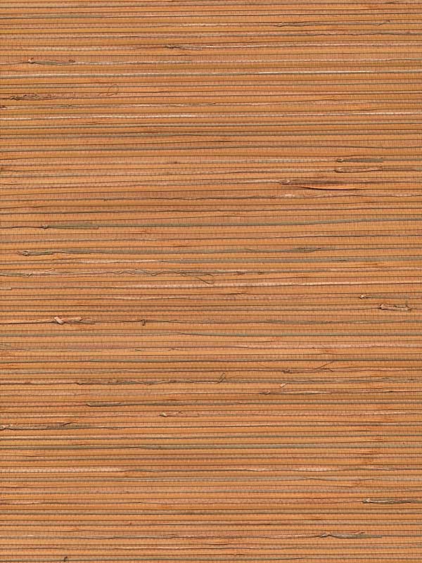 Honoka Grasscloth wallpaper in peach color - pattern number 4018-38 - by Advantage in the Grasscloth Portfolio collection