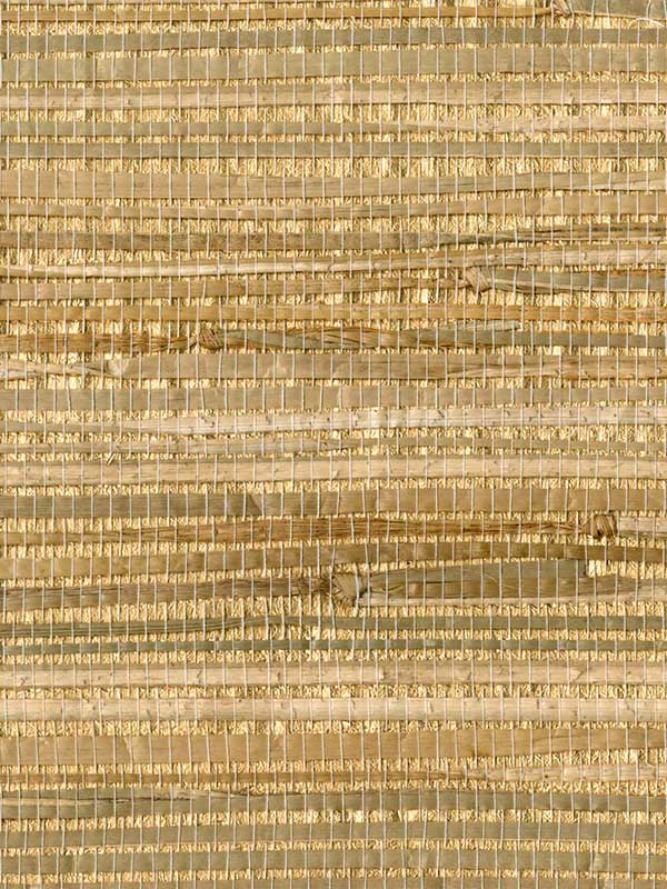 Zoho Foil Grasscloth wallpaper in neutral color - pattern number 4018-55 - by Advantage in the Grasscloth Portfolio collection